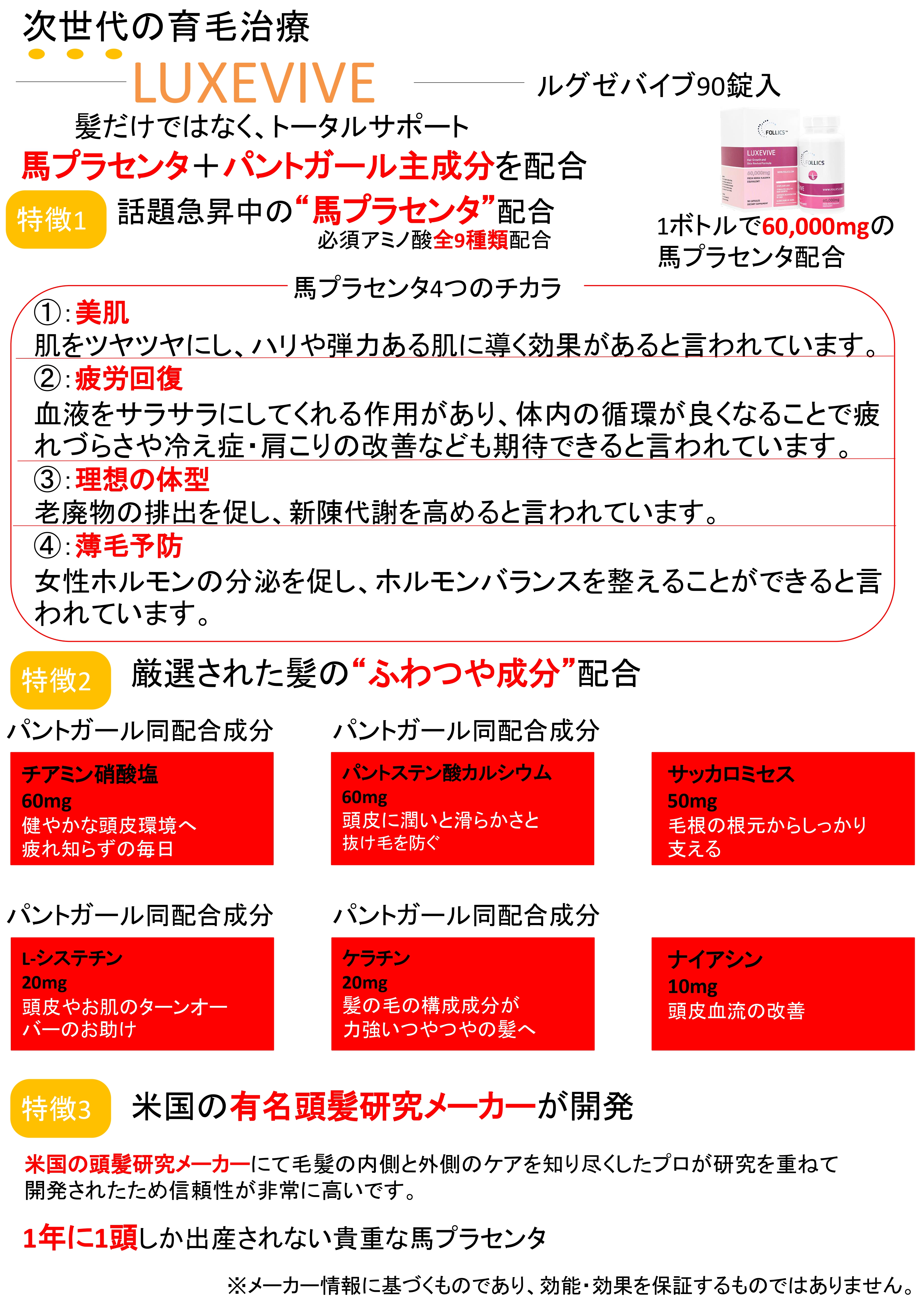 次世代の育毛治療 LUXEVIVE